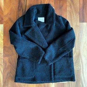 Velvet by Graham & Spencer Yoko Lux Sherpa Oversized Jacket - Small